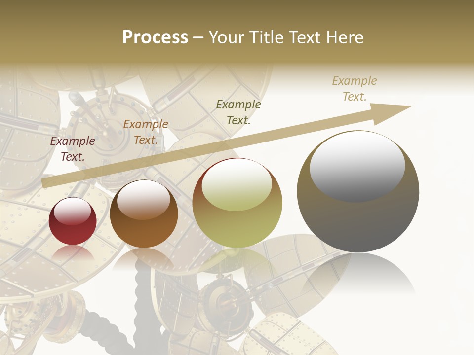 Robot Flower Technical PowerPoint Template