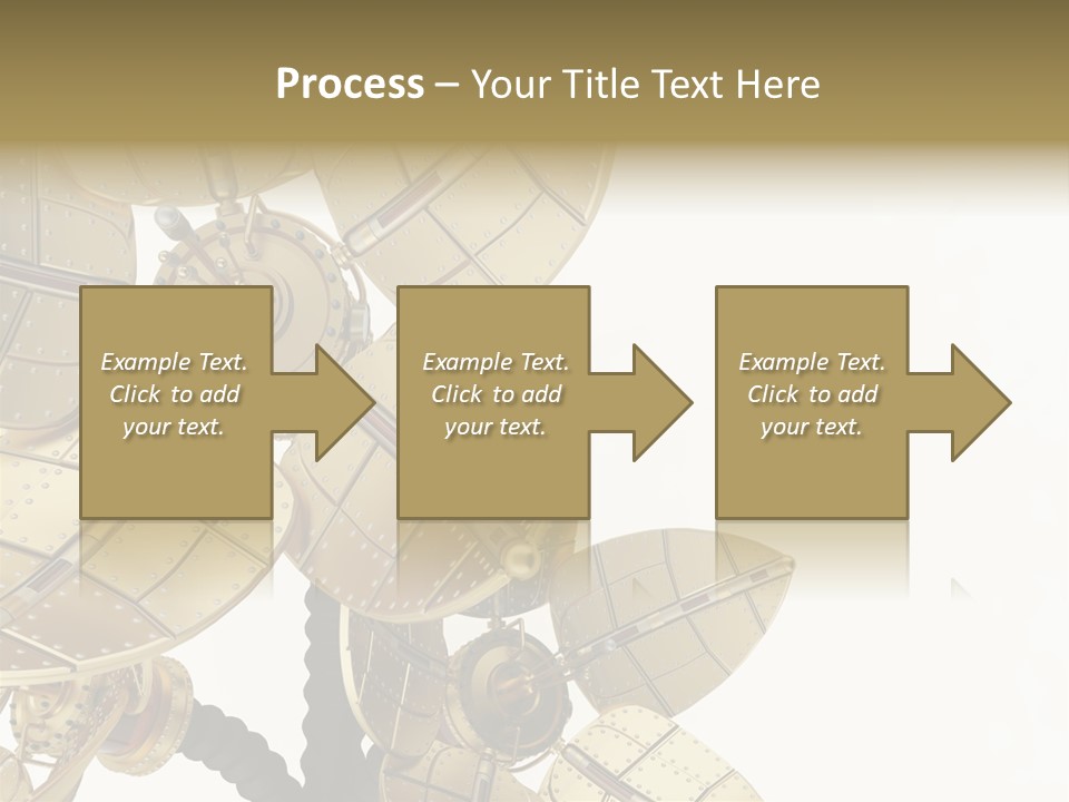 Robot Flower Technical PowerPoint Template
