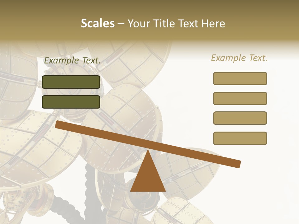 Robot Flower Technical PowerPoint Template