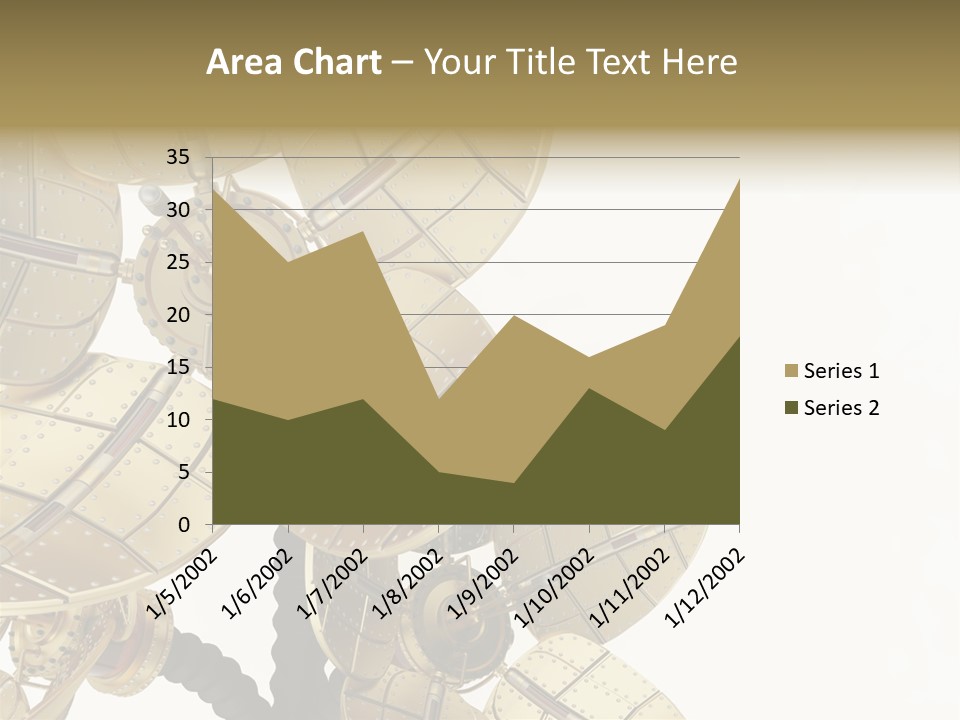 Robot Flower Technical PowerPoint Template