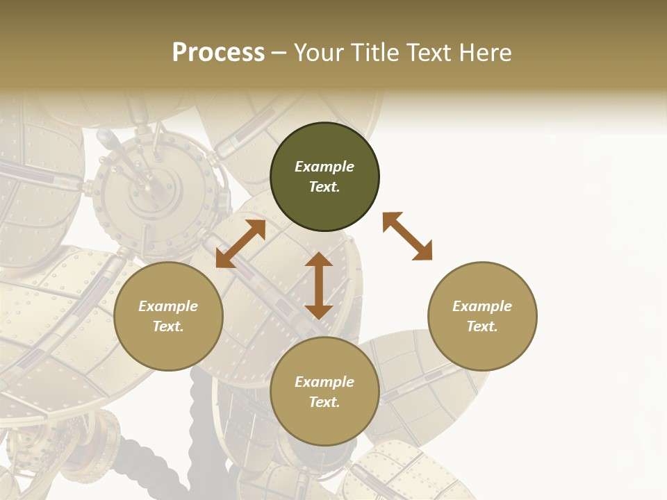 Robot Flower Technical PowerPoint Template