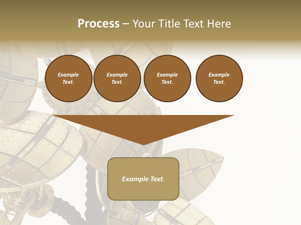 Robot Flower Technical PowerPoint Template
