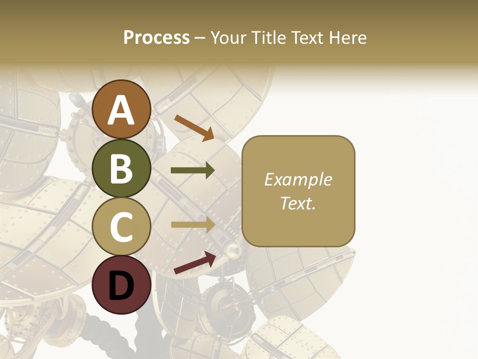 Robot Flower Technical PowerPoint Template
