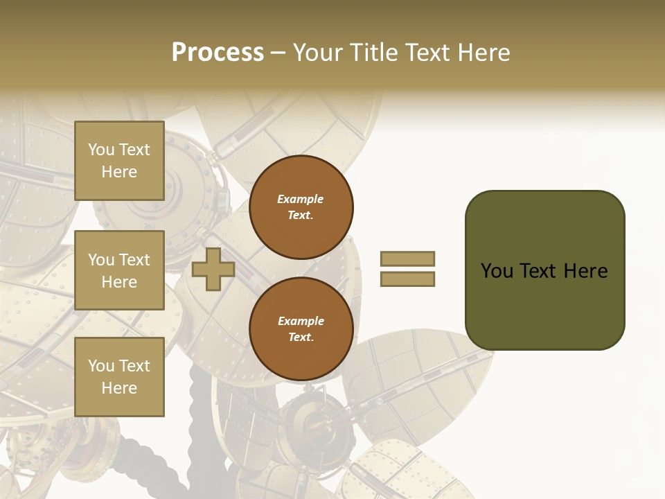 Robot Flower Technical PowerPoint Template