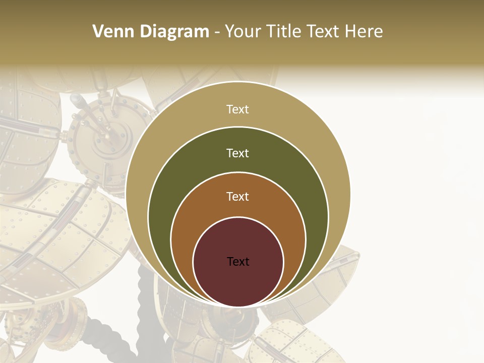 Robot Flower Technical PowerPoint Template