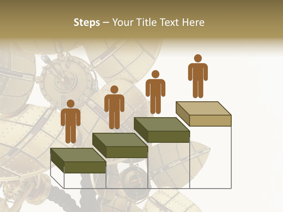 Robot Flower Technical PowerPoint Template