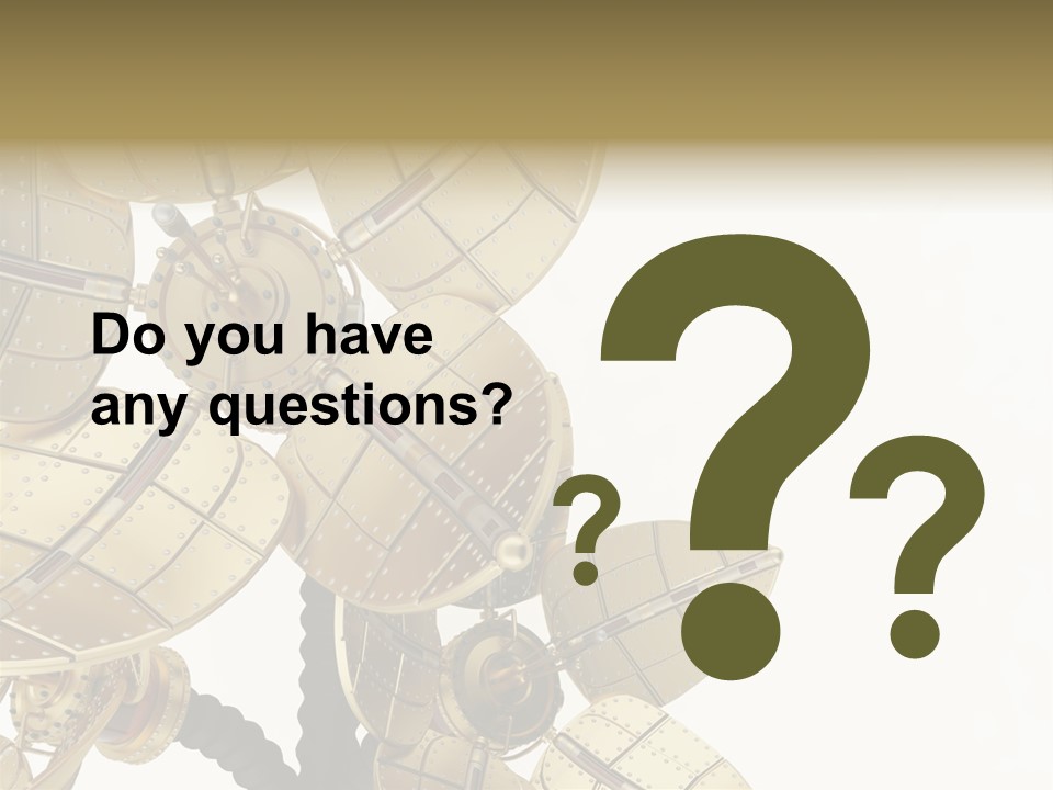 Robot Flower Technical PowerPoint Template