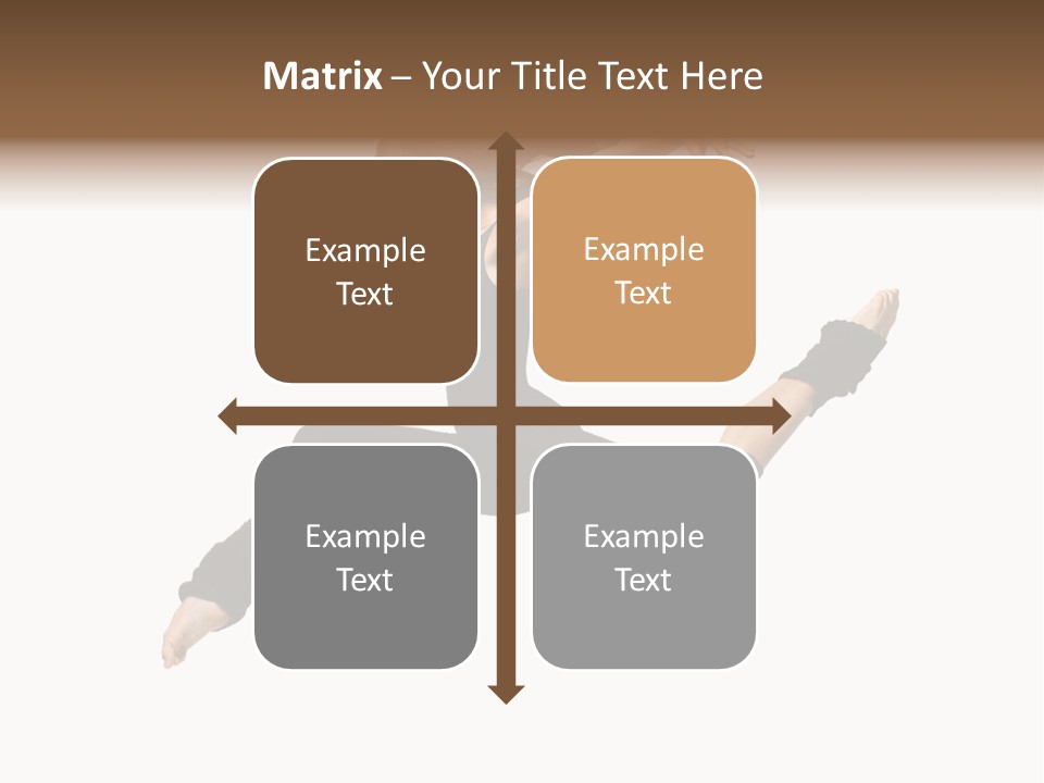 Sport Pose Young PowerPoint Template