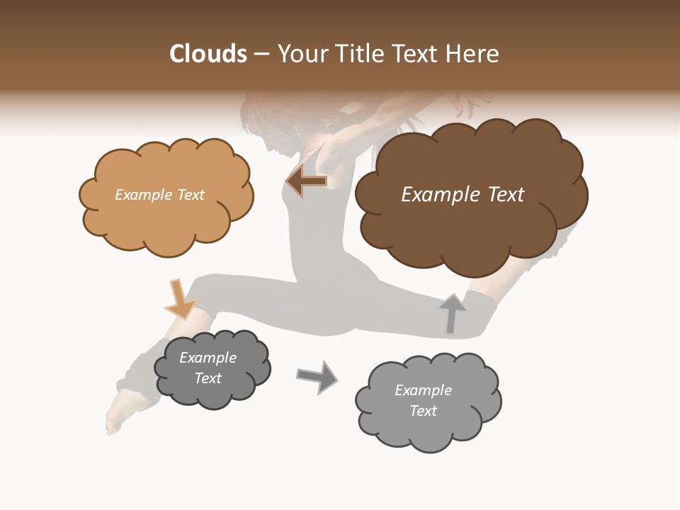 Sport Pose Young PowerPoint Template