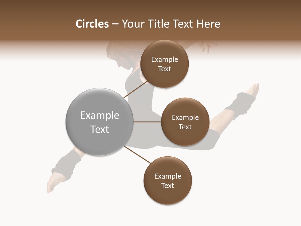 Sport Pose Young PowerPoint Template