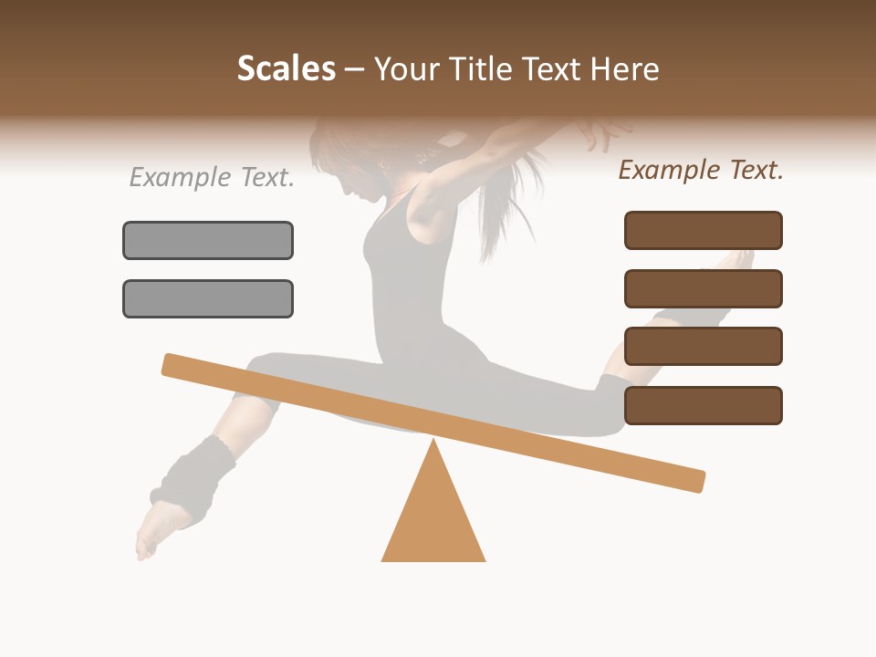 Sport Pose Young PowerPoint Template