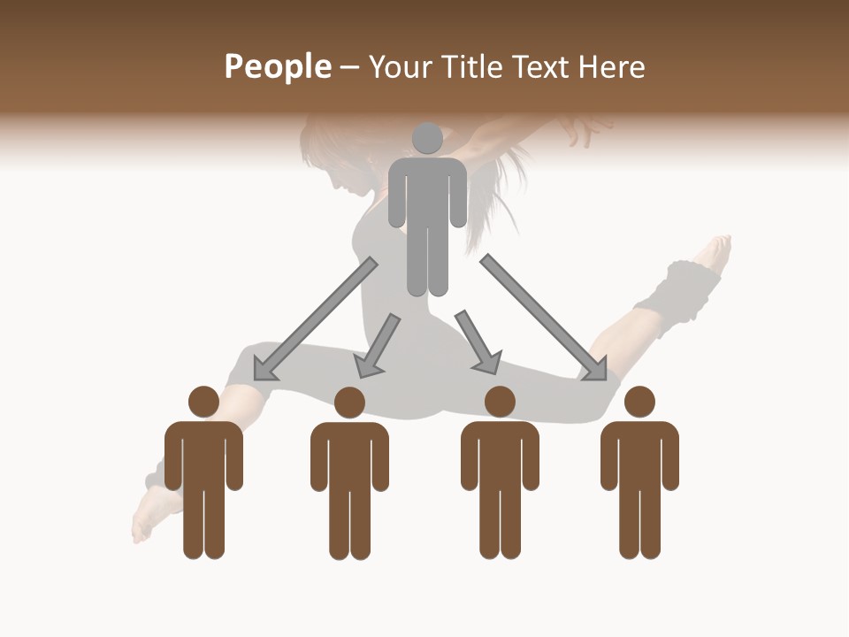 Sport Pose Young PowerPoint Template