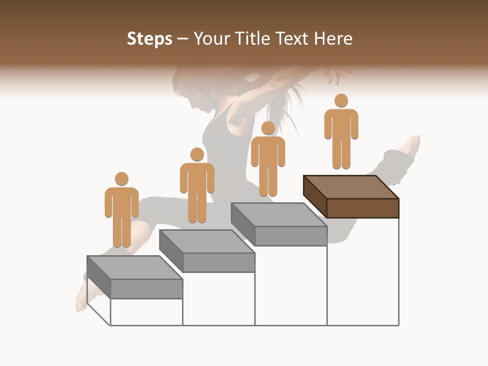 Sport Pose Young PowerPoint Template