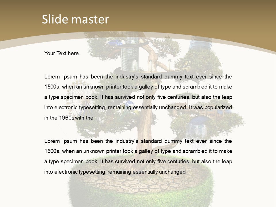 Dream Water Home PowerPoint Template