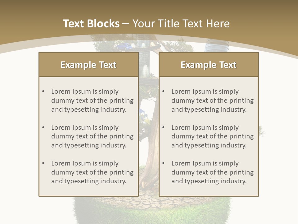 Dream Water Home PowerPoint Template