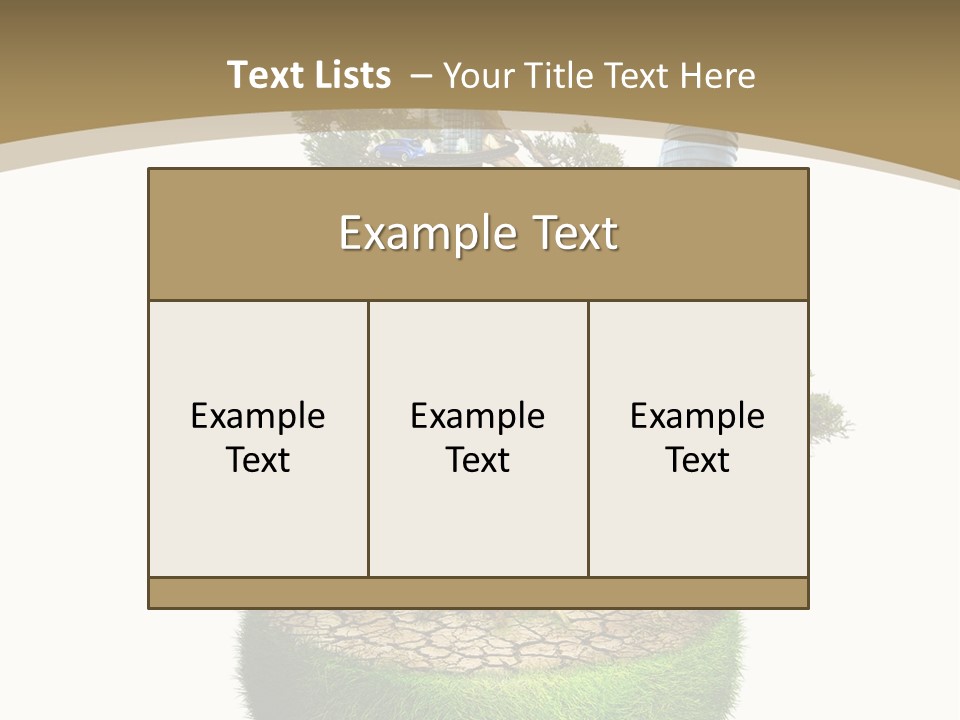 Dream Water Home PowerPoint Template