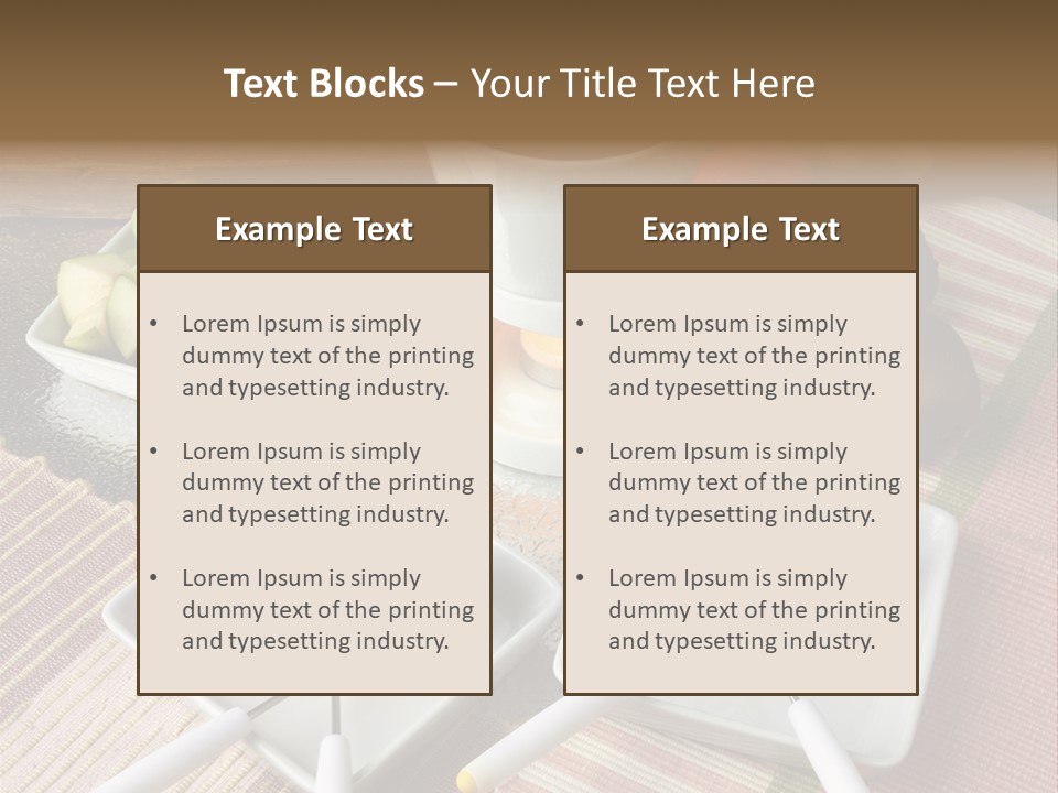Melted Sliced Strawberry PowerPoint Template