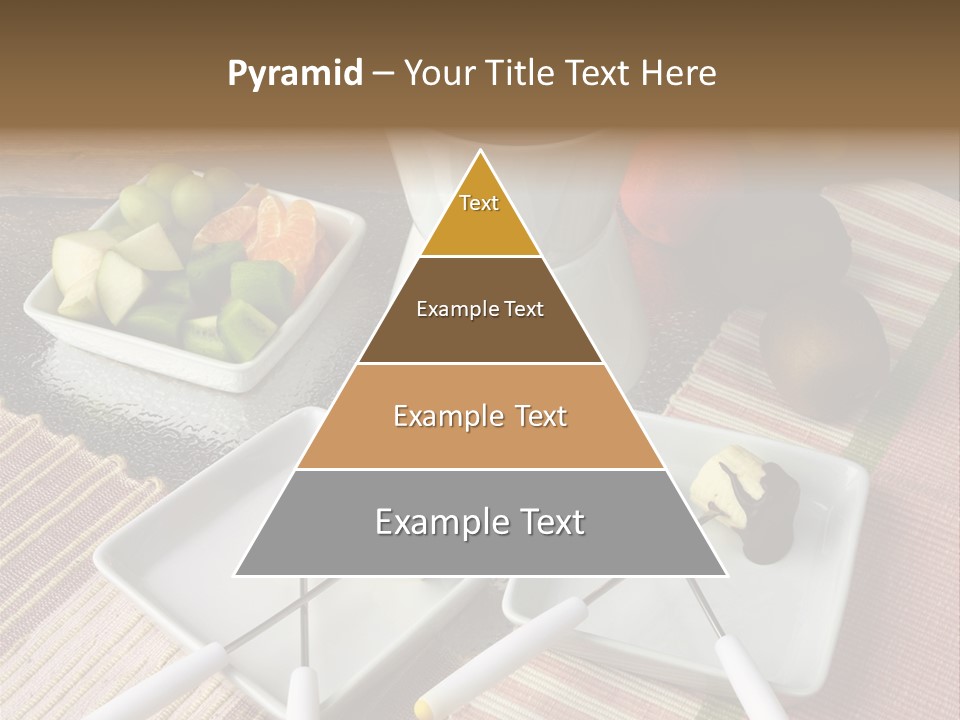 Melted Sliced Strawberry PowerPoint Template