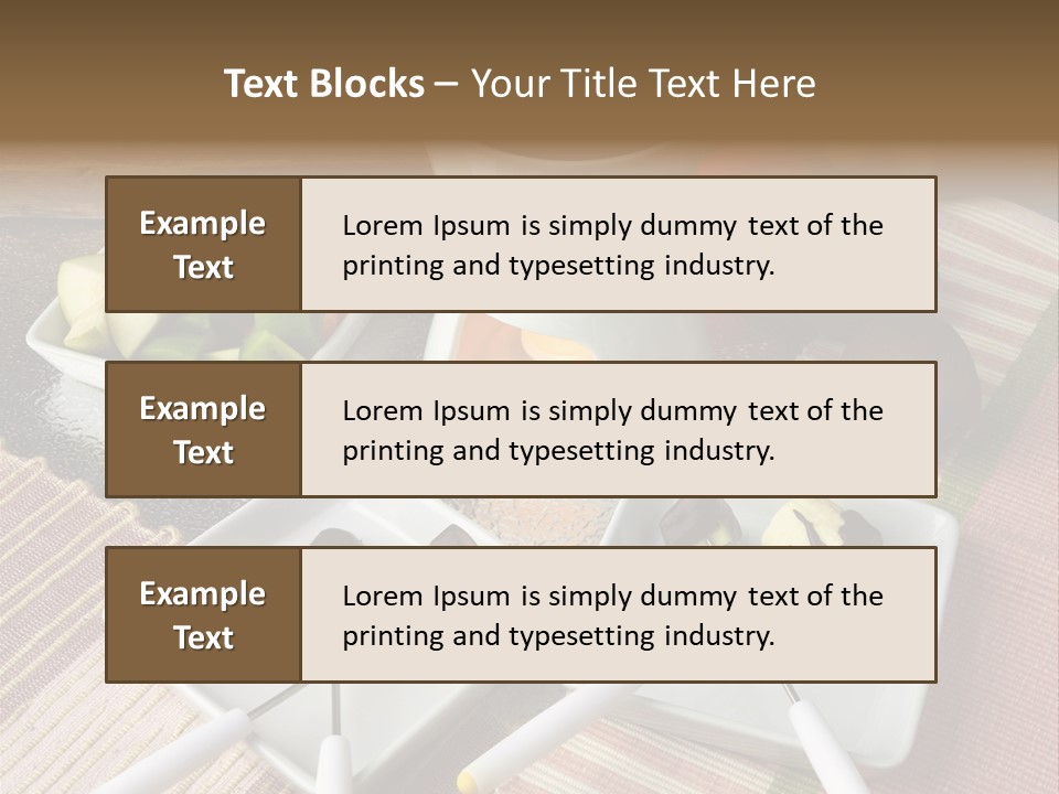 Melted Sliced Strawberry PowerPoint Template