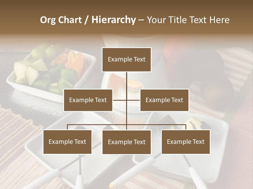Melted Sliced Strawberry PowerPoint Template