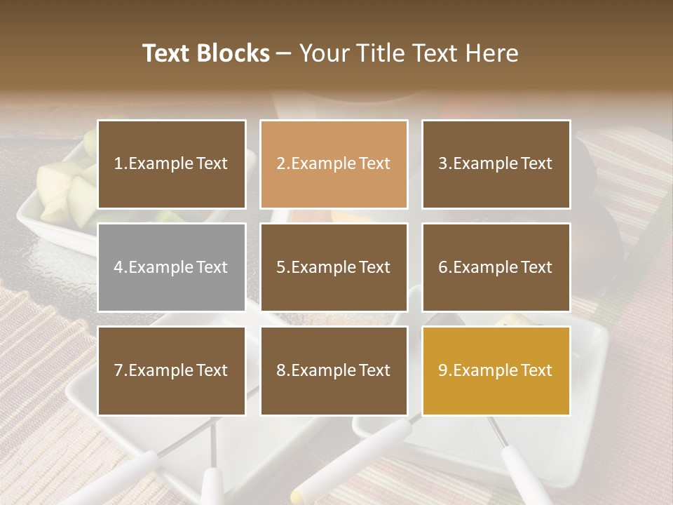 Melted Sliced Strawberry PowerPoint Template