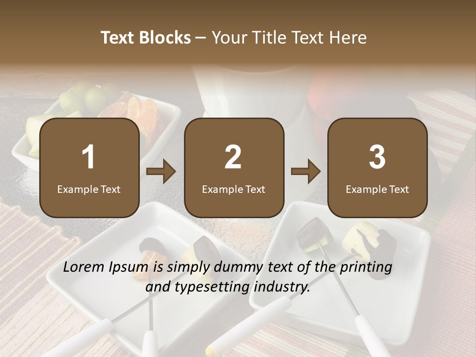 Melted Sliced Strawberry PowerPoint Template