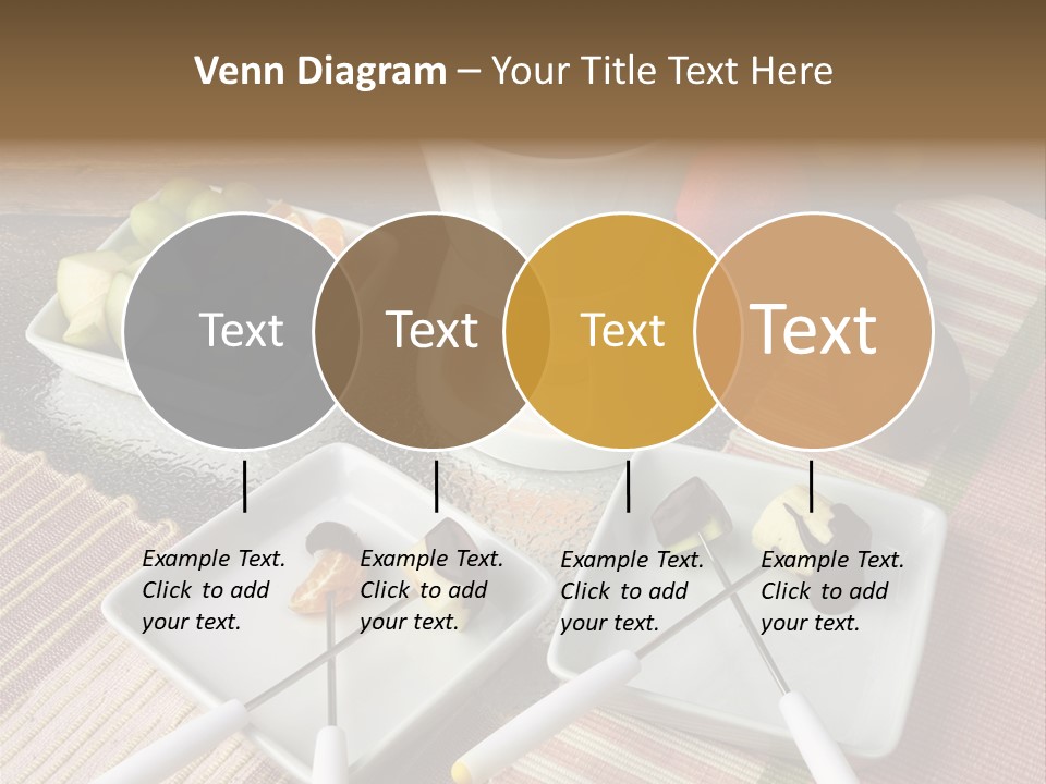Melted Sliced Strawberry PowerPoint Template