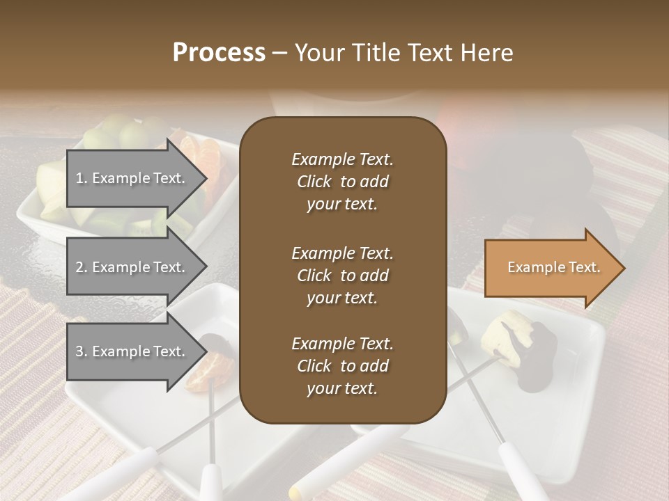 Melted Sliced Strawberry PowerPoint Template