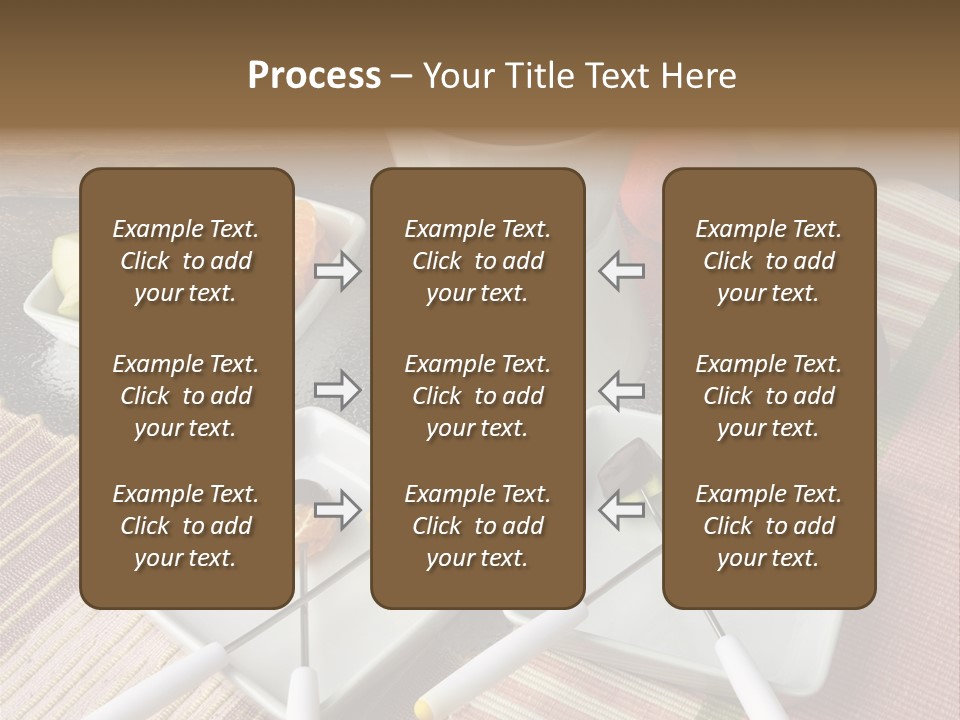Melted Sliced Strawberry PowerPoint Template