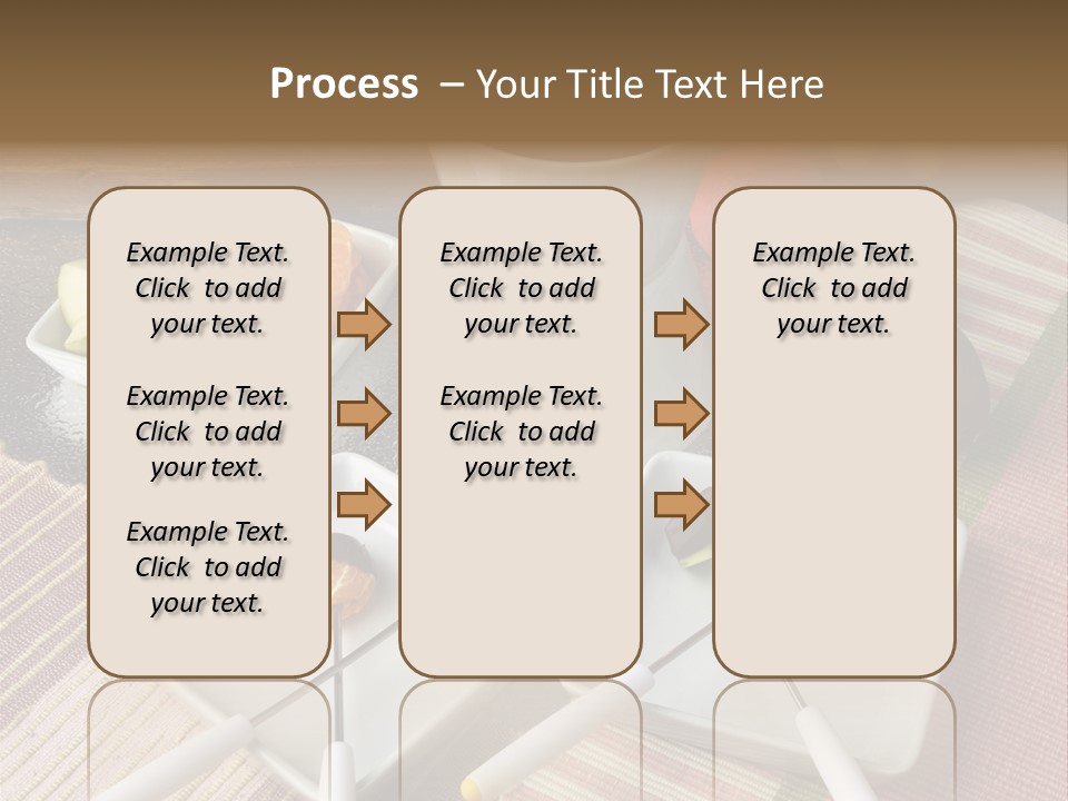 Melted Sliced Strawberry PowerPoint Template