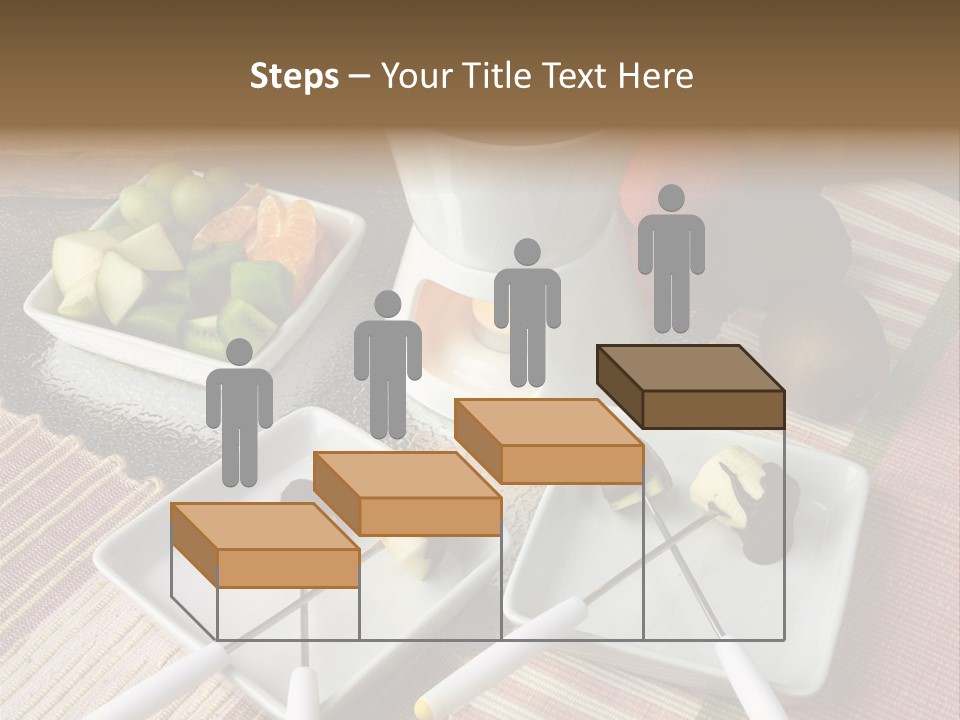 Melted Sliced Strawberry PowerPoint Template