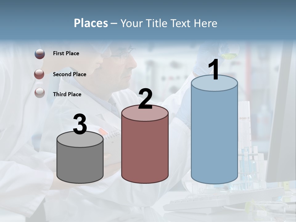 Sterile Lab Beaker PowerPoint Template