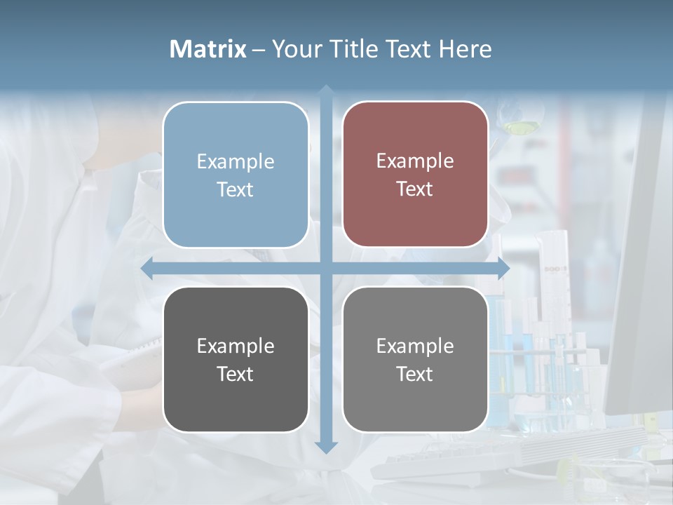 Sterile Lab Beaker PowerPoint Template
