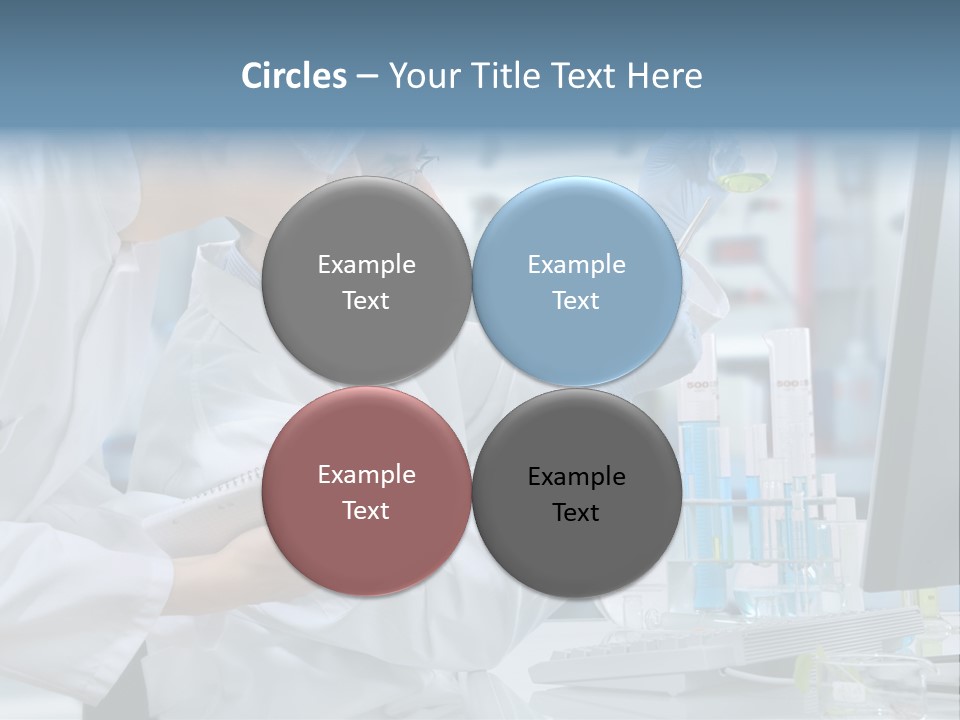 Sterile Lab Beaker PowerPoint Template