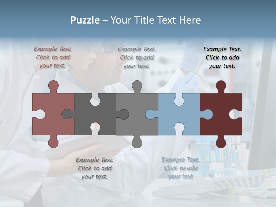 Sterile Lab Beaker PowerPoint Template