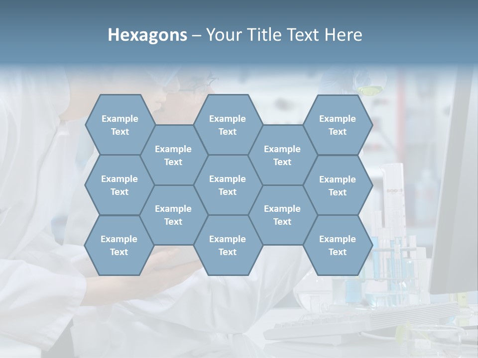 Sterile Lab Beaker PowerPoint Template