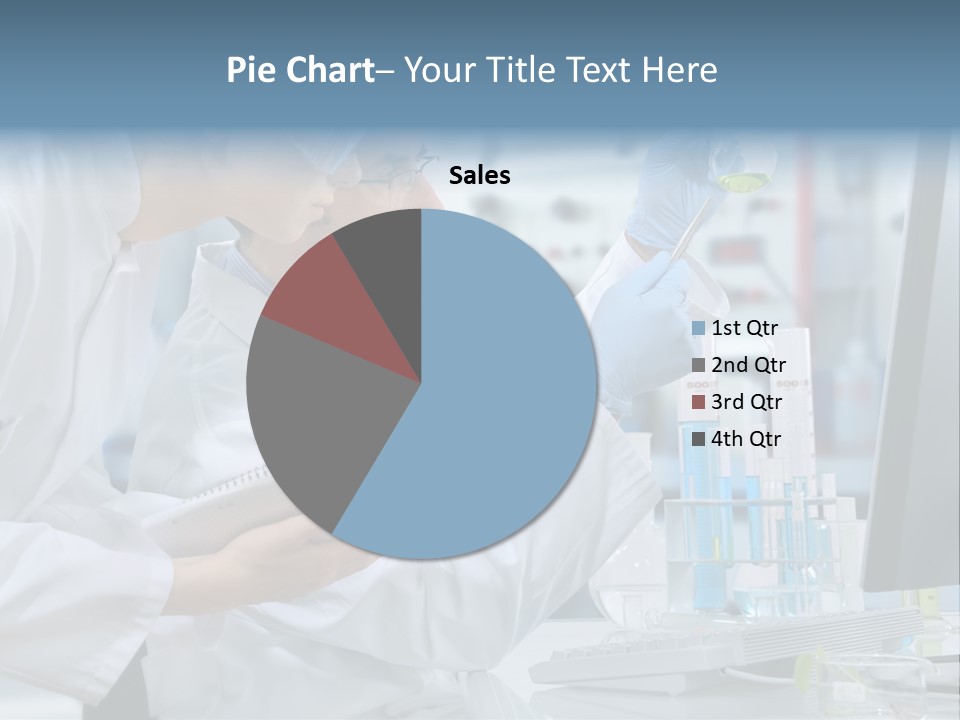 Sterile Lab Beaker PowerPoint Template
