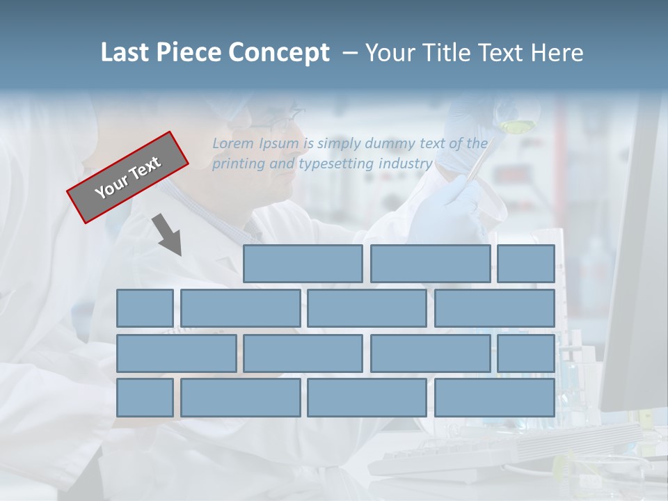 Sterile Lab Beaker PowerPoint Template