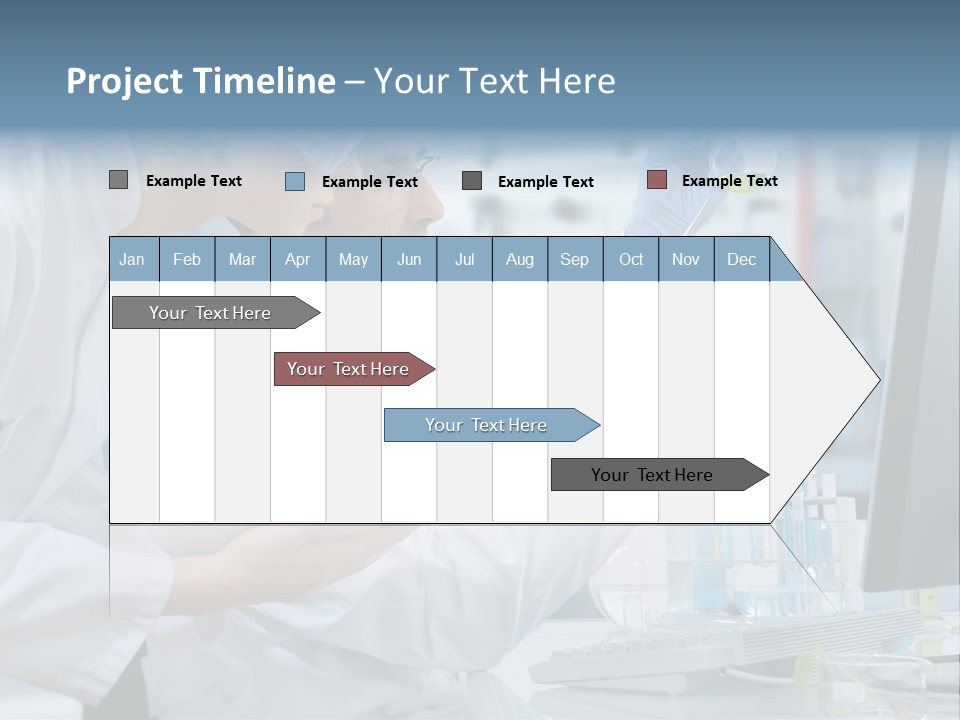 Sterile Lab Beaker PowerPoint Template