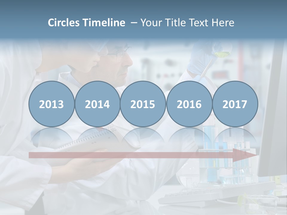 Sterile Lab Beaker PowerPoint Template
