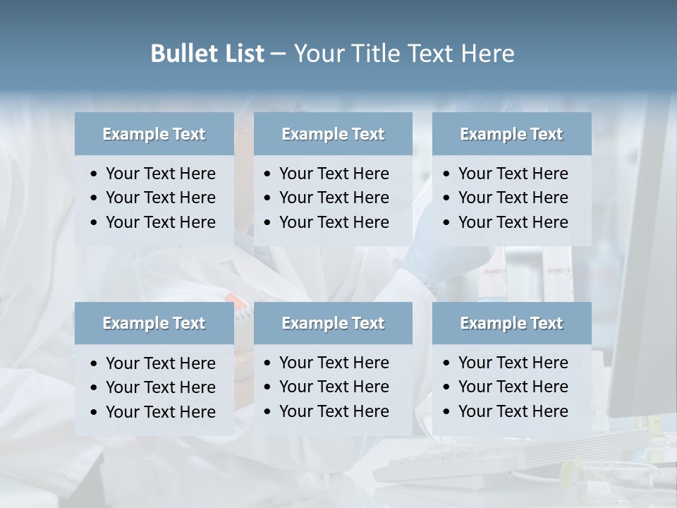 Sterile Lab Beaker PowerPoint Template