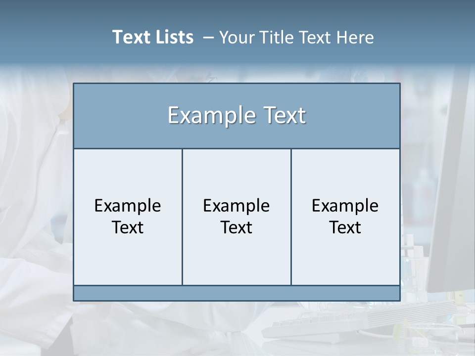 Sterile Lab Beaker PowerPoint Template
