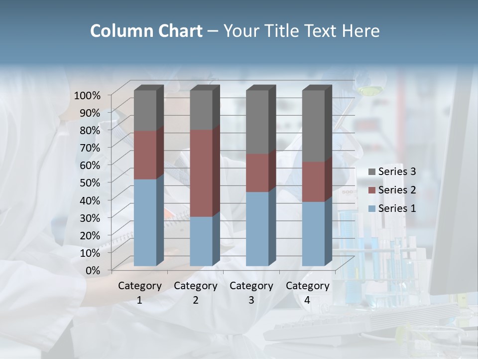 Sterile Lab Beaker PowerPoint Template