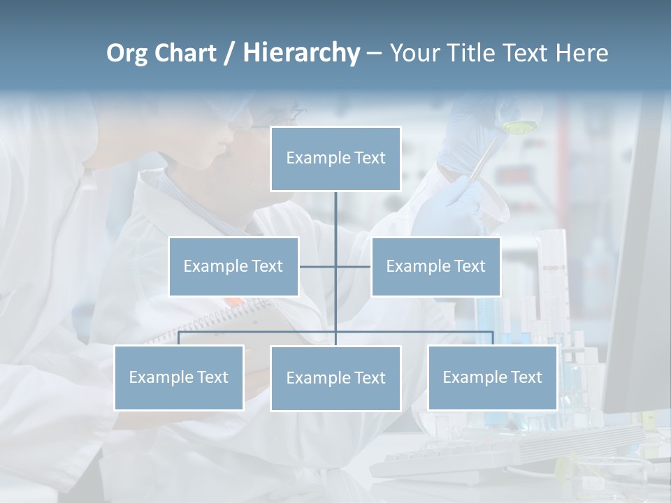 Sterile Lab Beaker PowerPoint Template