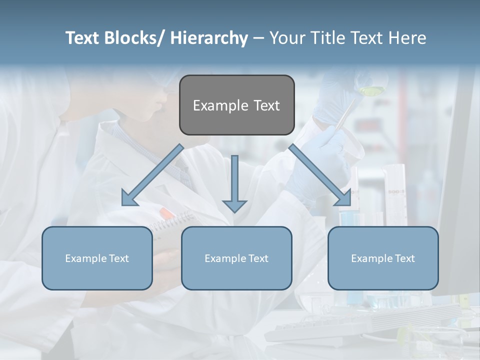 Sterile Lab Beaker PowerPoint Template