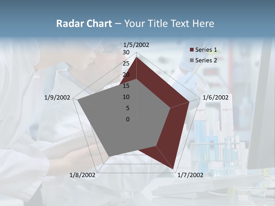 Sterile Lab Beaker PowerPoint Template