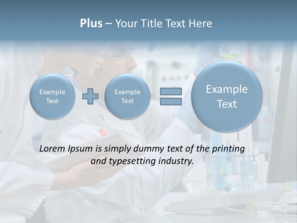 Sterile Lab Beaker PowerPoint Template
