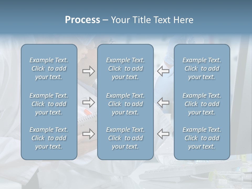 Sterile Lab Beaker PowerPoint Template