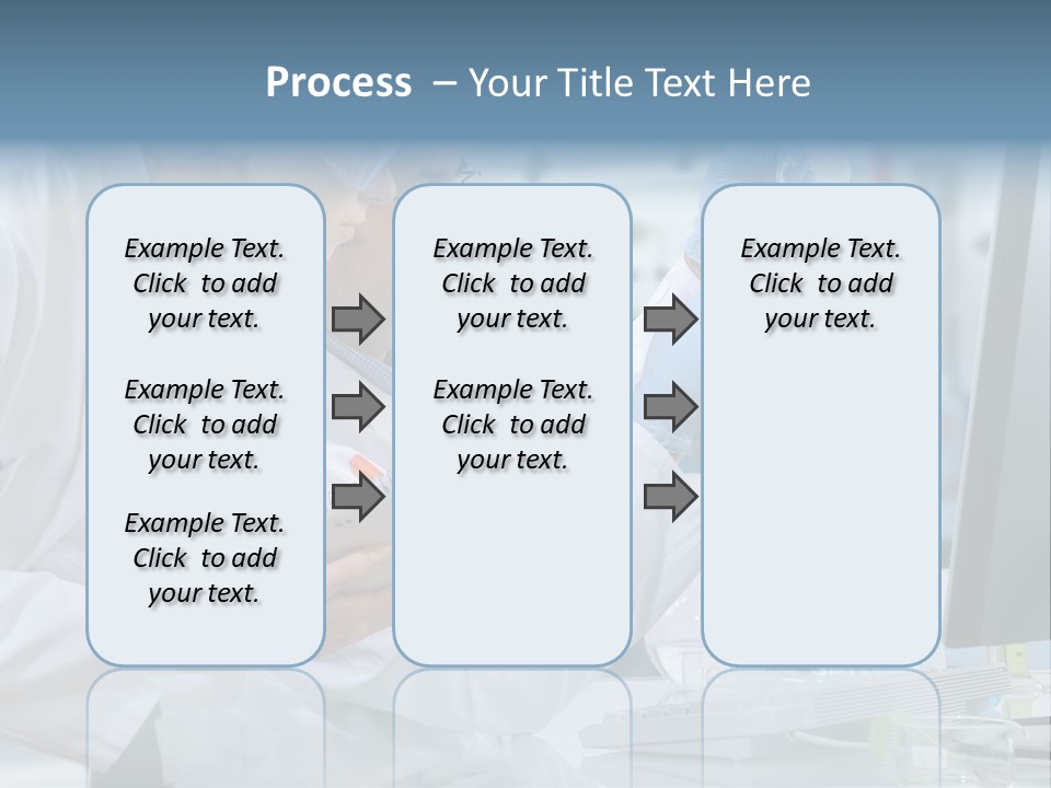 Sterile Lab Beaker PowerPoint Template
