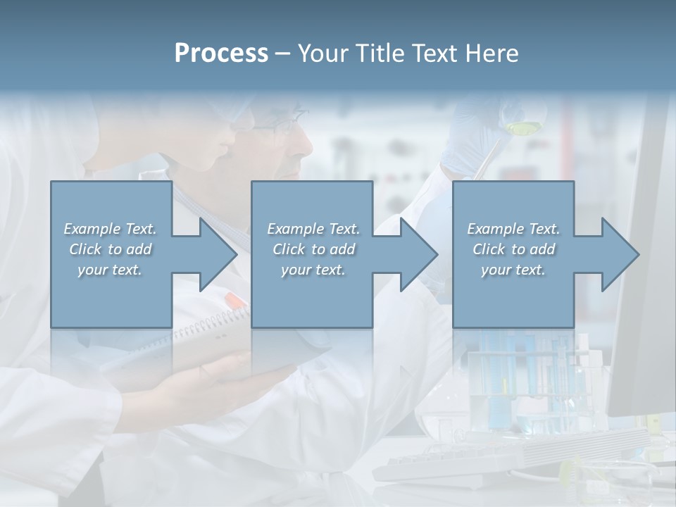 Sterile Lab Beaker PowerPoint Template